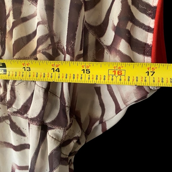 BECCA By Rebecca Virtue Beach Pool Resort Swim Zebra Tunic Cover Up SZ XS/S - Picture 7 of 10